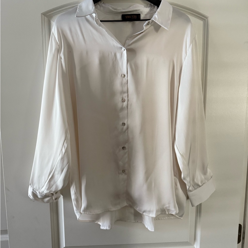 Truth White Button Down Shirt